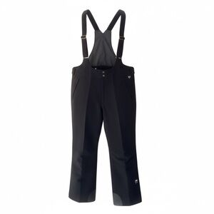 Obermeyer Men’s Ski Bib Pants 42L Black Wool Blend Made in Japan Vintage‎ Alpine